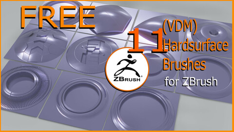 Zbrush VDM Hardsurface Brushes Free