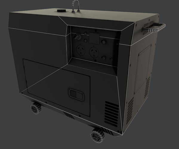 ArtStation - Diesel Generator | Game Assets