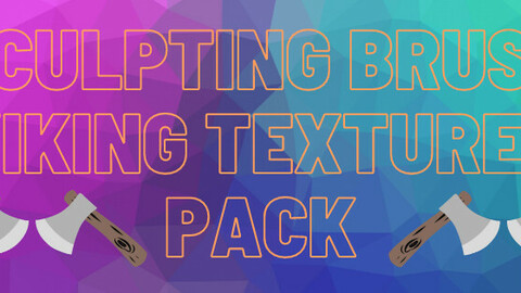 Sculpting Alpha Brush Textures Pack 2: Viking