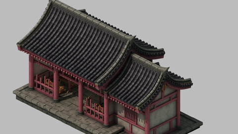Tang Dynasty Building - with room 02