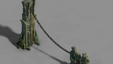 Sky City - Bronze - Statue 01