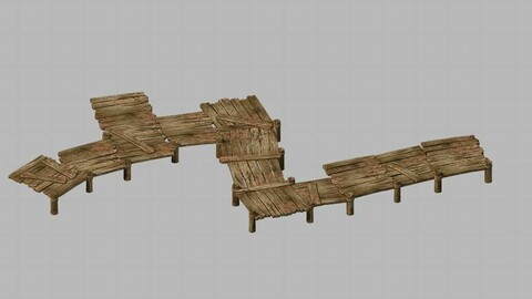Tongtianhe - wooden bridge 01
