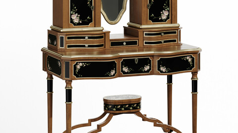 Classic toilet table for bedrooms