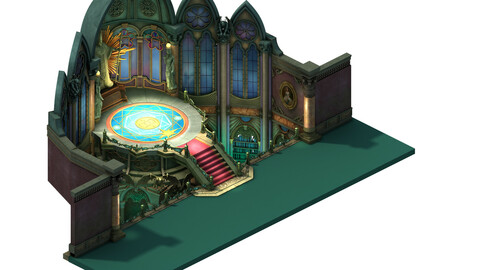 Library - mysterious scroll seal hall