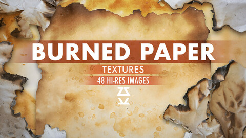 Burned Paper Textures