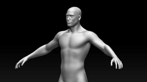 Male Game Ready Base Mesh AAA