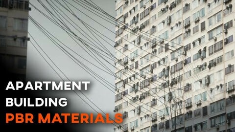 Apartment Buildings PBR Materials (4K)
