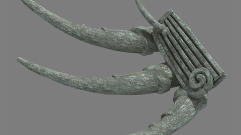 Broken Soldier Statue - Moai Gravel 03