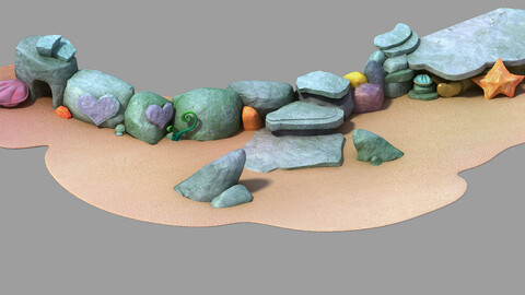 Disney - Seaside Stones 01