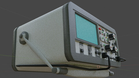 Oscilloscope 3D Model