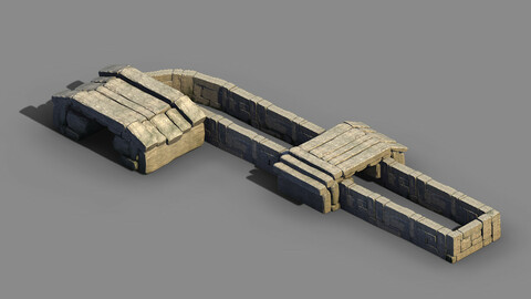 Blacksmith shop - stone ladder 03