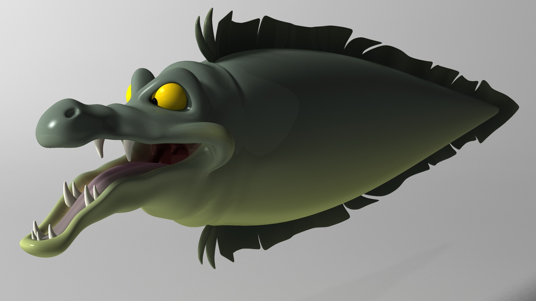 ArtStation Cartoon Moray eel Rigged Resources