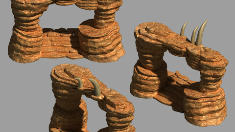 Desert - Mountain - Wind Stone 12