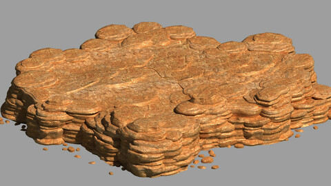 Desert - Mountain - Wind Stone 16