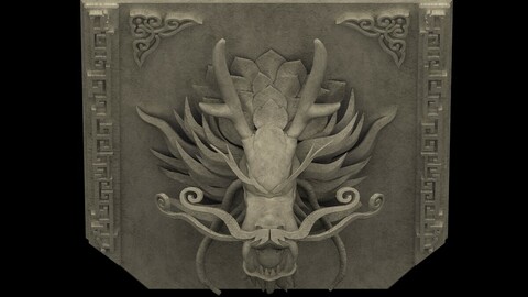 Building Components - Dragon Sculpture 03