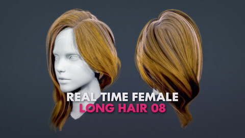 Character - Real Time Female Long Hair 08
