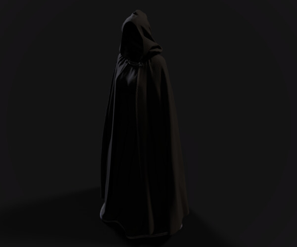 ArtStation - Dark Cloak with Corset | Game Assets