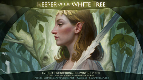 Keeper of the White Tree - Oil Painting Instructional Video