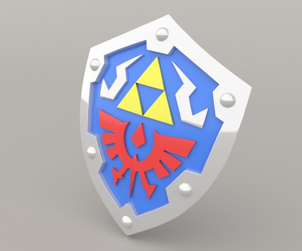 ArtStation Hylian Shield Legend of Zelda 3D Print Model Resources