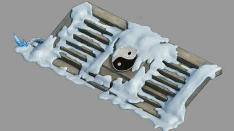 Kunlun Snow Mountain - Stone Ladder 03