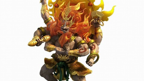 Demon Palace - Statue - Six hand Buddha