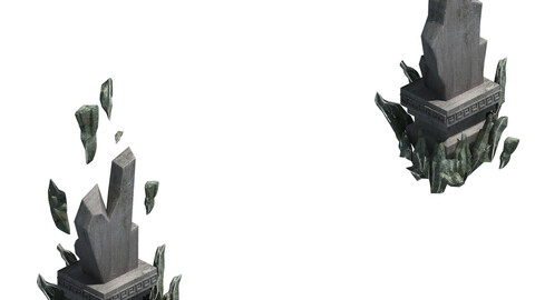 Magic Palace - Mountain - Stone tablet