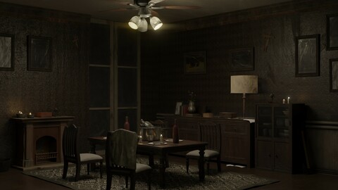 Horror Room Asset