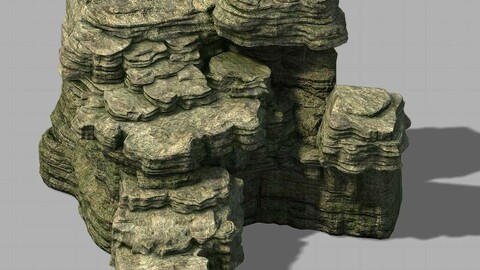 Hengshan Mountain - waterfall stone
