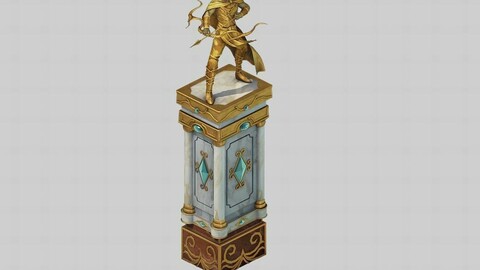Human Ranger Area - Statue 04
