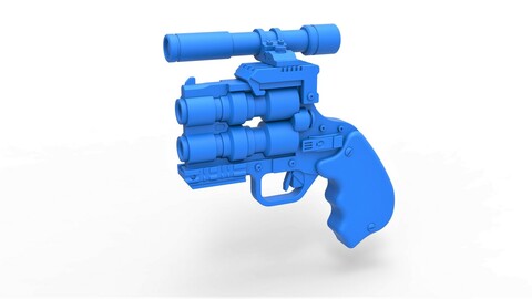 Cosplay 3D printable Snubble special Blaster pistol from the movie Solo A Star Wars Story 2018