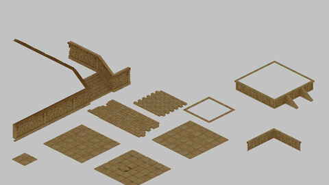 Desert Palace - Ground - Floor Tile 01