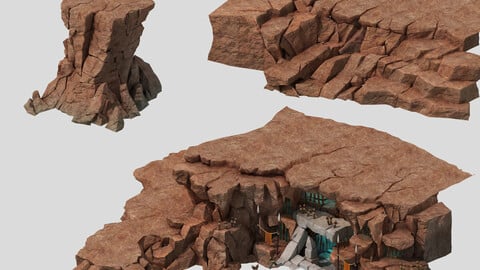 Mountain - Cliff - Entrance 01