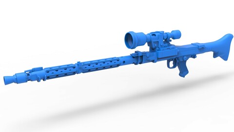 Cosplay 3D printable Stormtrooper Heavy Blaster Rifle DLT-19X from Star Wars