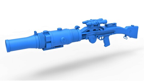 Cosplay 3D printable Stormtrooper Heavy Blaster T-21B from Star Wars