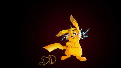 #Pokemon #pikachu #digital art