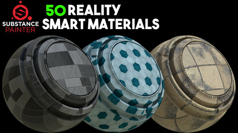 Big Smart Material + Sbsar Material Pack ( Limited Time ) / 50 pcs