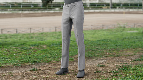 Realistic 3D model of Men's Trousers 1