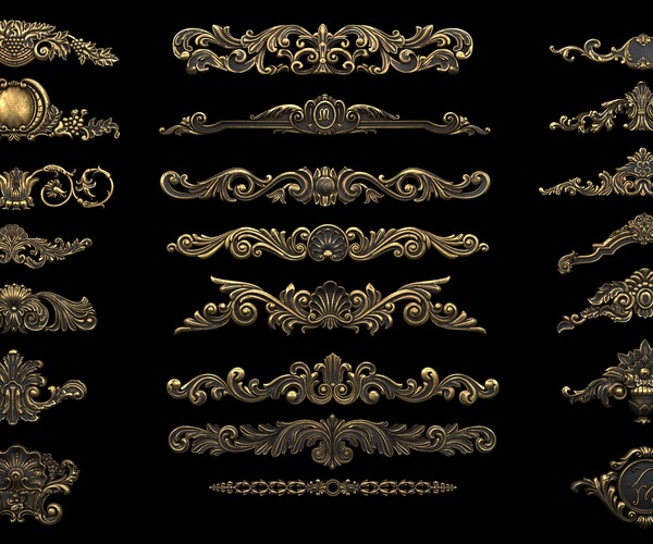 ArtStation - Collection Of Classical Ornaments | Resources