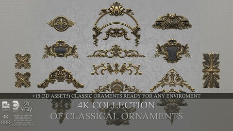 4K Classical Ornaments