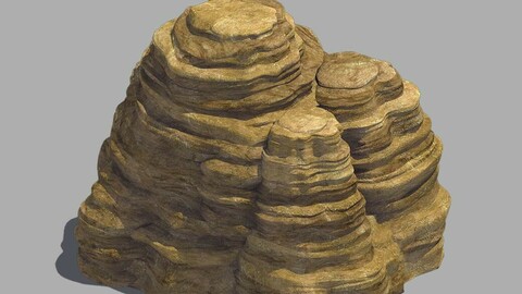 Stone - Large Weathered Stone 03