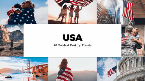 20 USA LUTs and Lightroom Presets