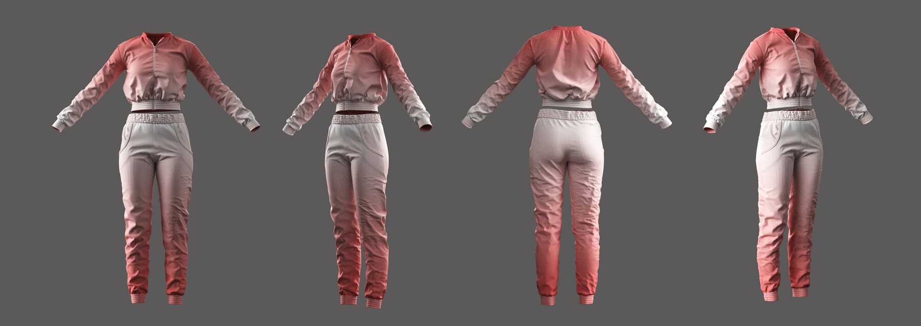 ArtStation - Female Sport Jumpsuit