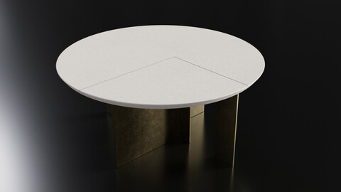 Arche Round Coffee Table by Paolo Castelli