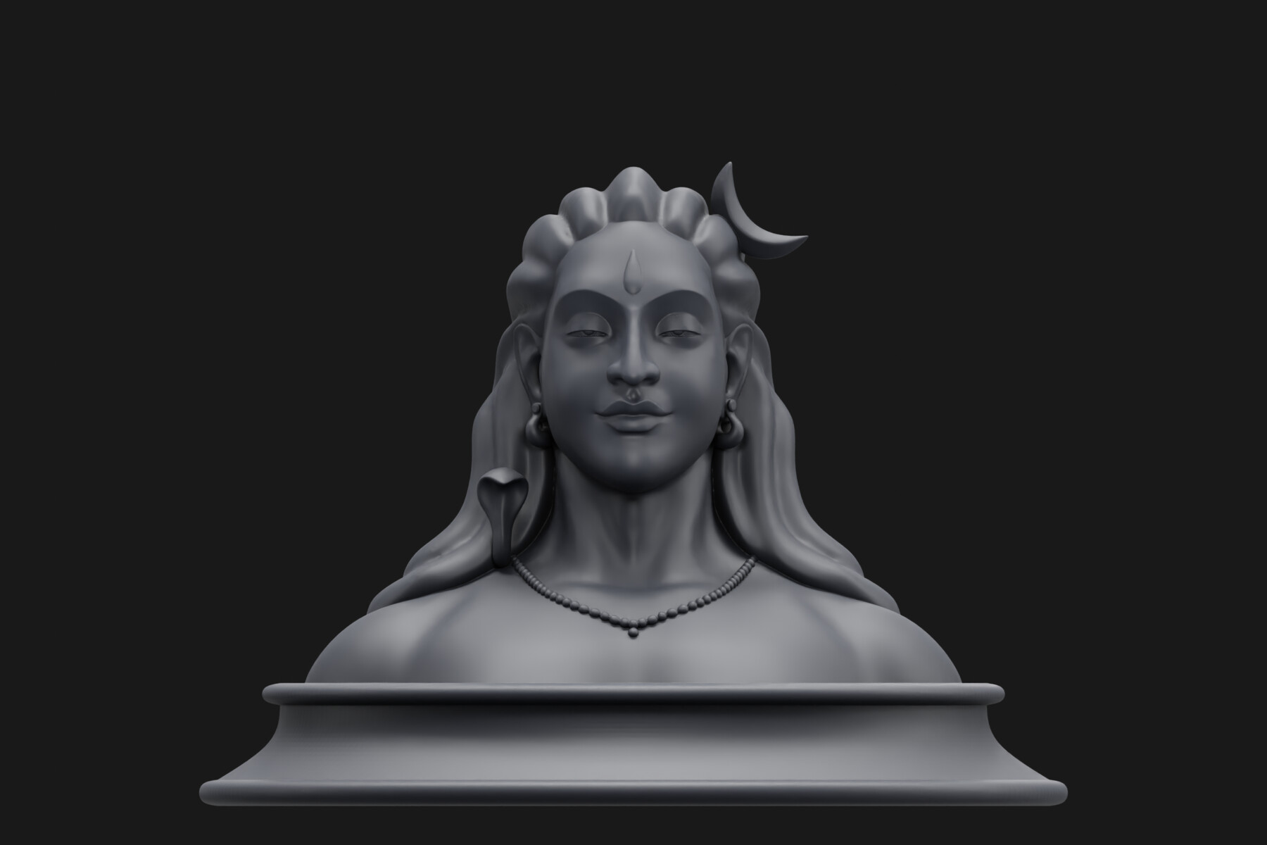 ArtStation Adi Yogi statue Resources