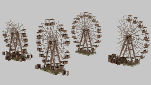 Abandoned Ferris wheel