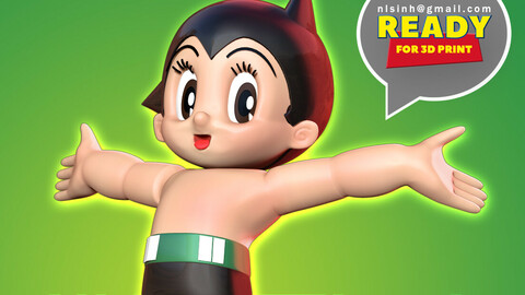 Astro Boy want to hug the world