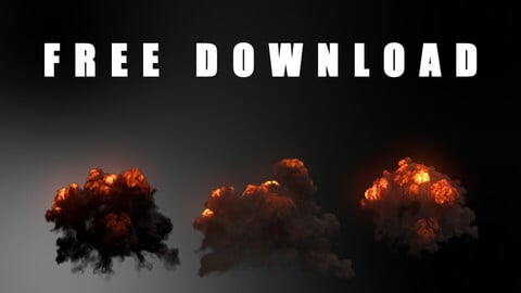 BHVFX008F - FREE 1080x1080 Explosion Asset Pack