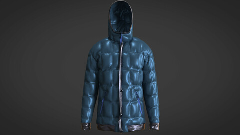 Blue Jackets Puffer