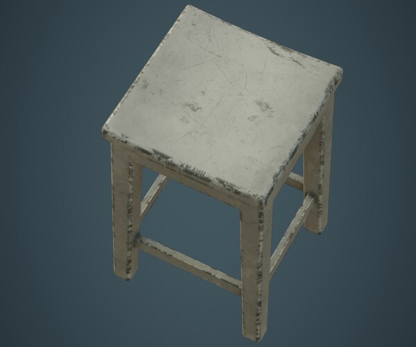 ArtStation - Stool 1D | Game Assets