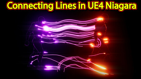Connecting Lines Effect in UE4.26 Niagara